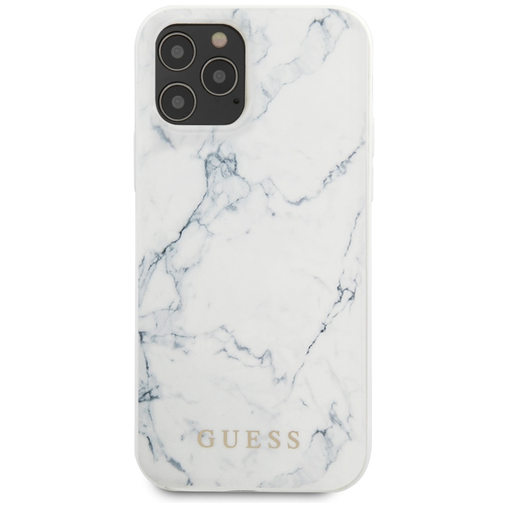 Guess GUHCP12LPCUMAWH iPhone 12 Pro Max 6,7\\\" white hardcase Marble