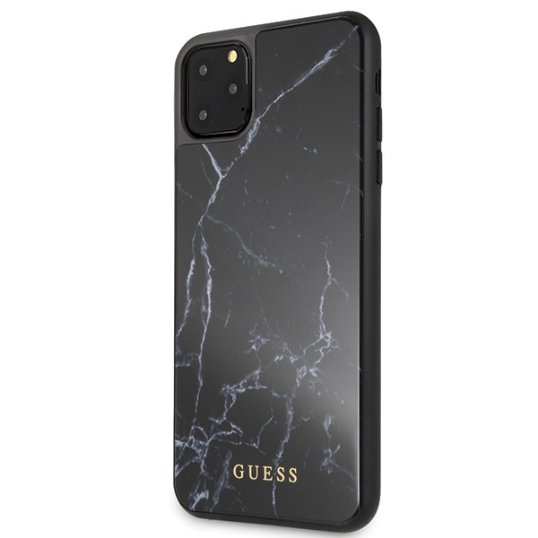 Guess GUHCN65HYMABK iPhone 11 Pro Max black Marble Glass
