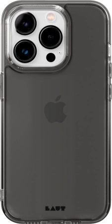 LAUT Crystal Matter X dėklas iPhone 15 Pro su MagSafe, juodas-skaidrus