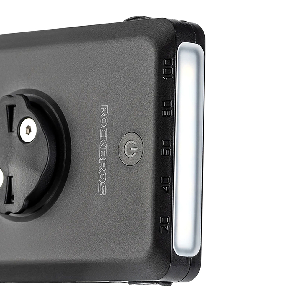 Rockbros JP008 Front Bike Light with 5000mAh Power Bank, 150lm, Black