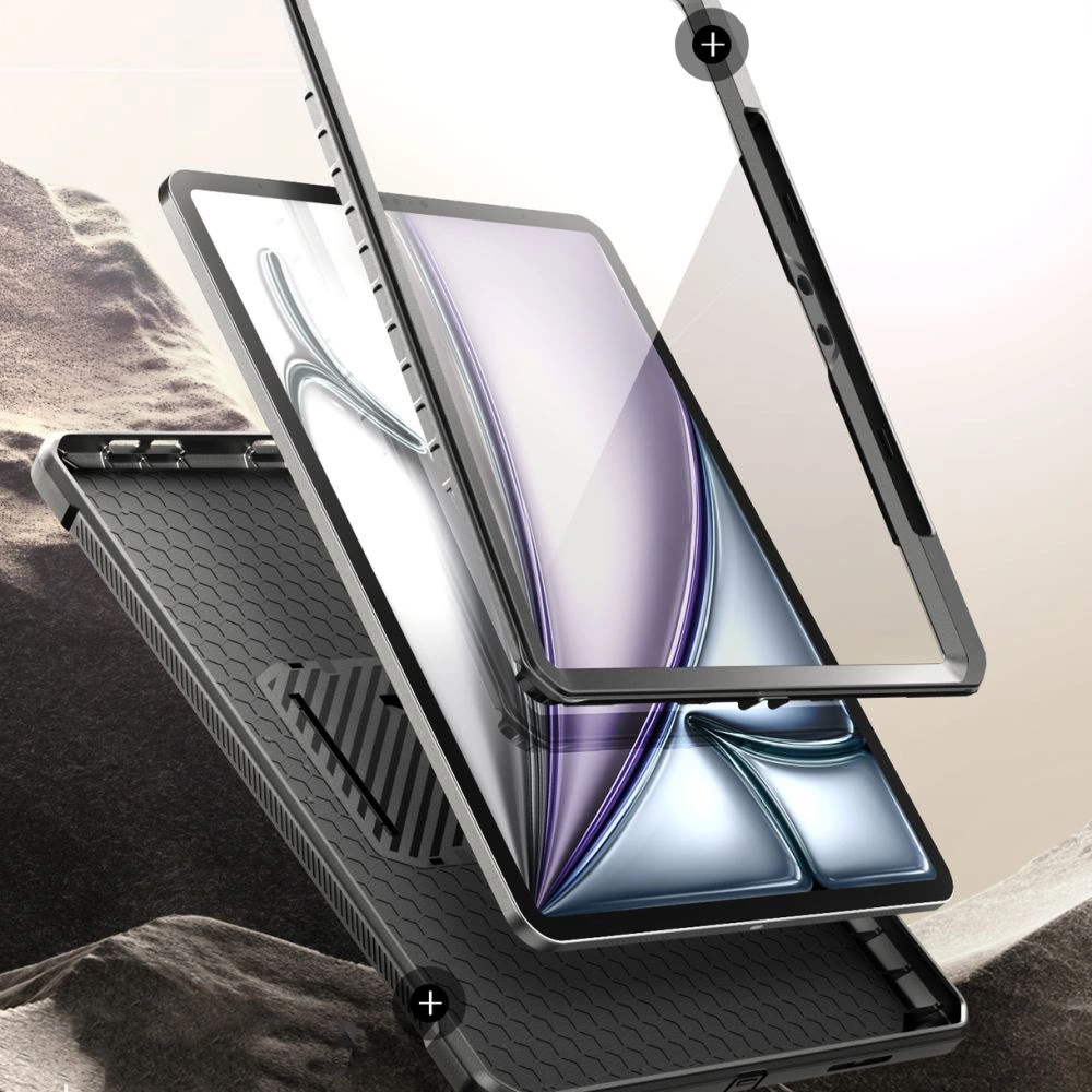Supcase Unicorn Beetle Pro dėklas iPad Air 13 2024, juodas