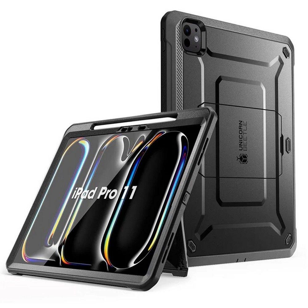 Supcase Unicorn Beetle Pro iPad Pro 11 (2024) dėklas, juodas