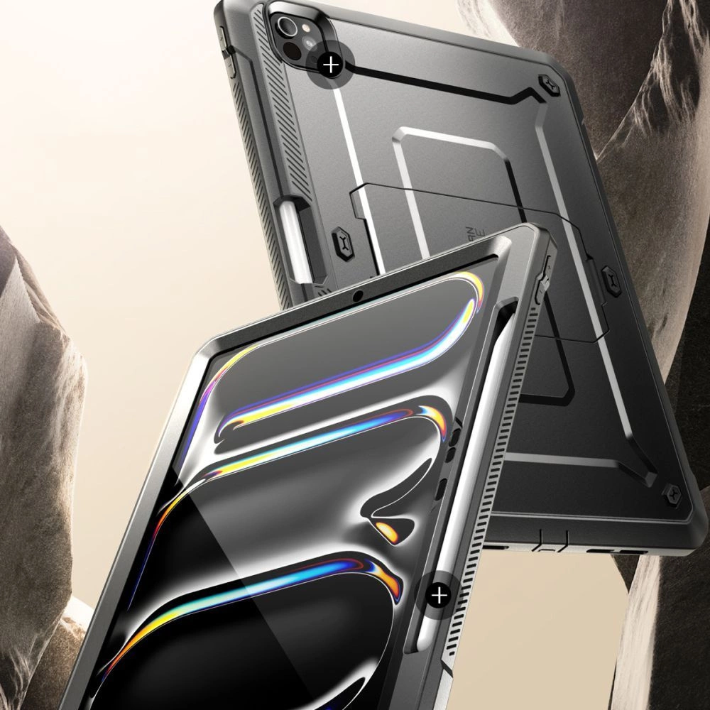 Supcase Unicorn Beetle Pro iPad Pro 11 (2024) dėklas, juodas