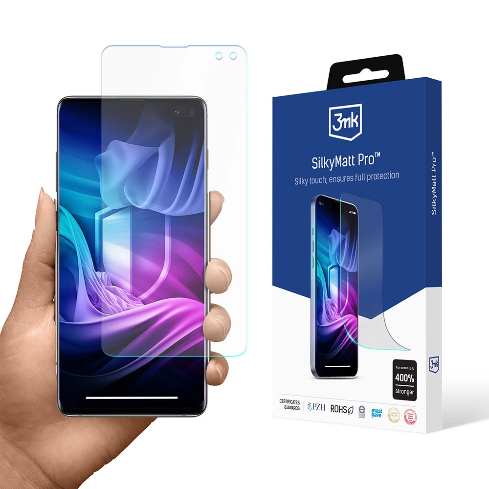 Samsung Galaxy S10+ Plus (G975F) 3MK Silky Matt Pro Hydrid Flexible Protecion Glass