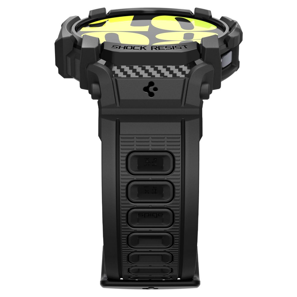 Spigen Rugged Armor Pro strap case for Samsung Galaxy Watch 7 (44 mm) - black