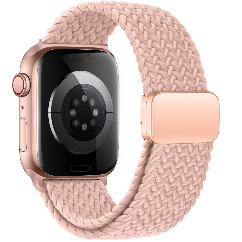 Tech-Protect Nylonmag dirželis Apple Watch (42 / 44 / 45 / 49 mm), rožinis