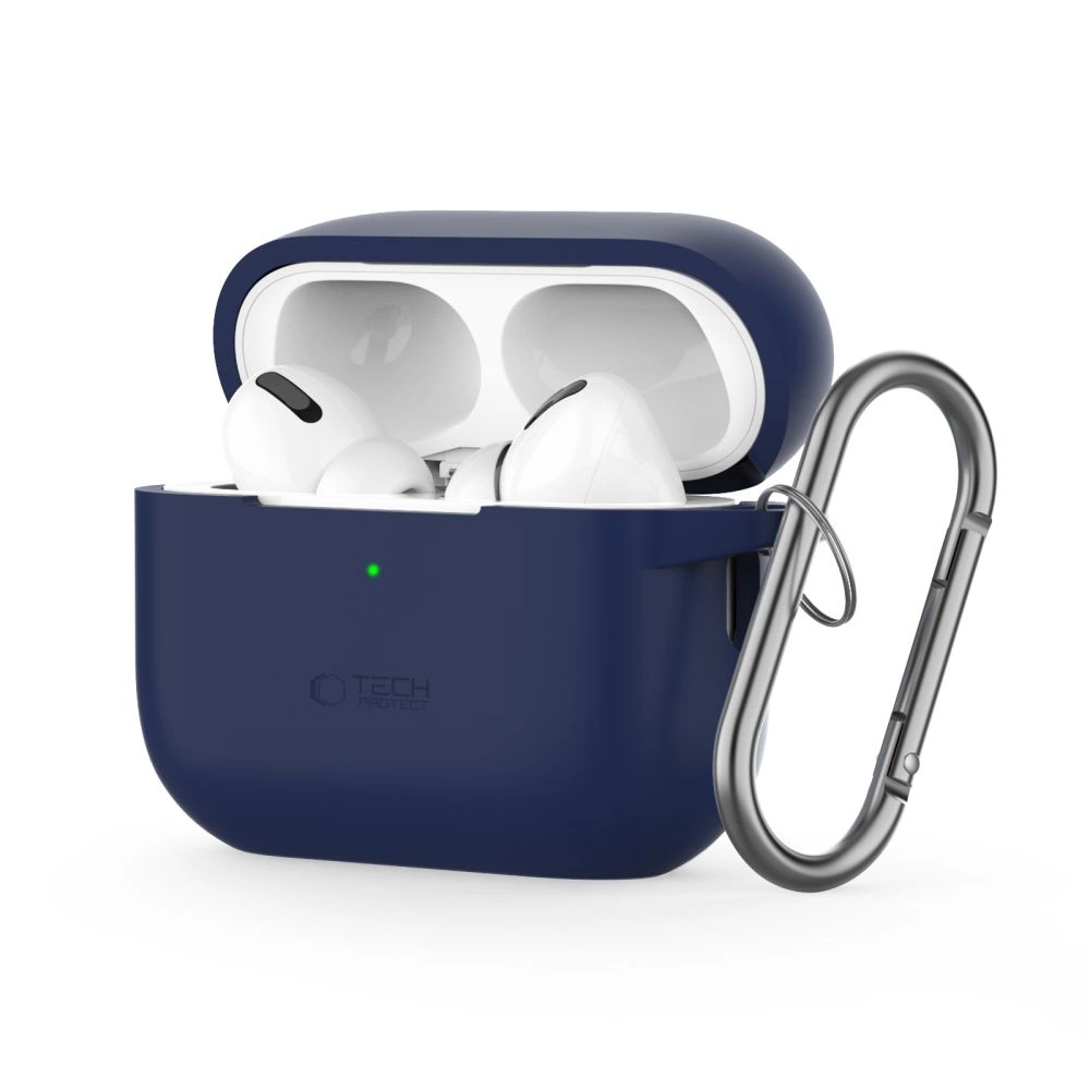 Tech-Protect Apple AirPods Pro 1 / 2 Case Silicone Hook, Blue