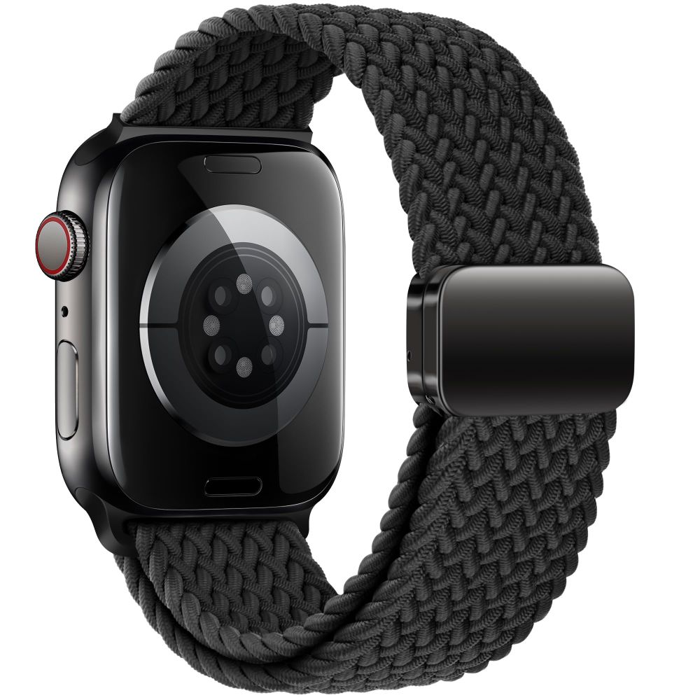 Tech-Protect Nylonmag dirželis Apple Watch 4/5/6/7/8/9/SE (38/40/41 mm), juodas