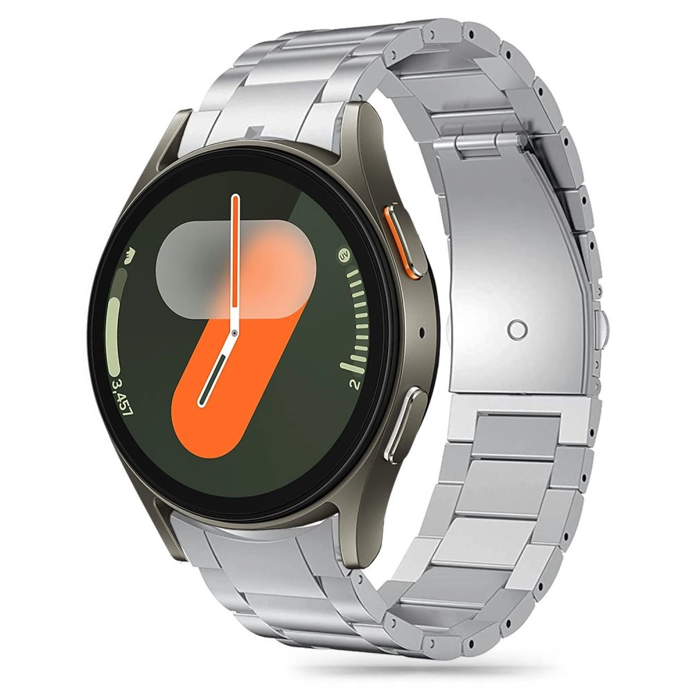 Tech-Protect Stainless strap for Samsung Galaxy Watch 4 / 5 Pro 6 7 FE - silver