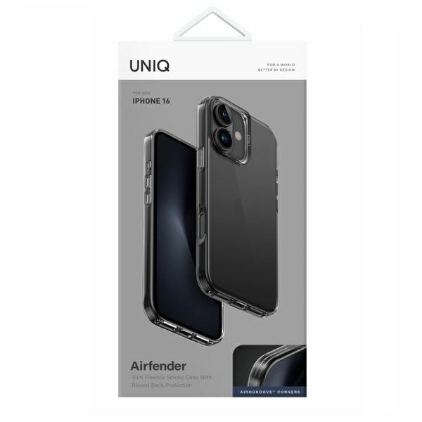 UNIQ Air Fender case for iPhone 16 - gray