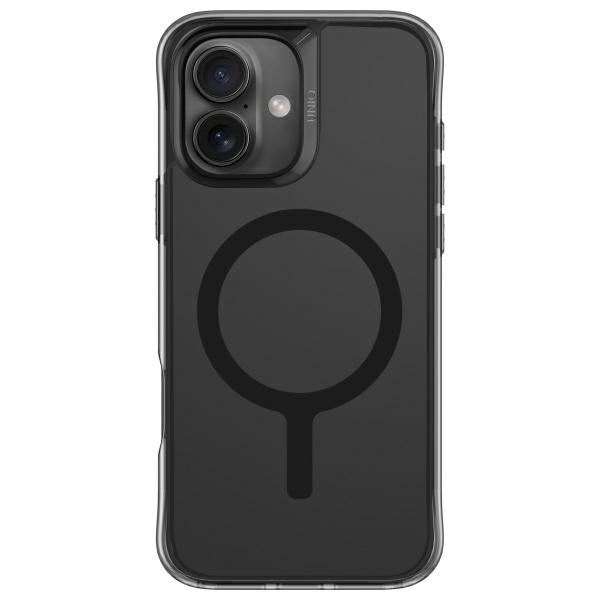 Uniq LifePro Xtreme Magclick Charging dėklas telefonui iPhone 16, juodas