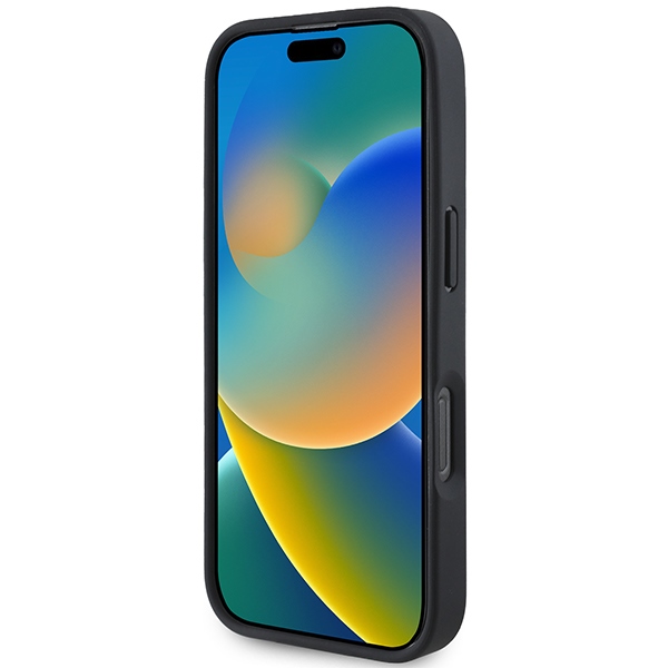 BMW Signature odinis dėklas su MagSafe skirtas iPhone 16 Pro, juodas