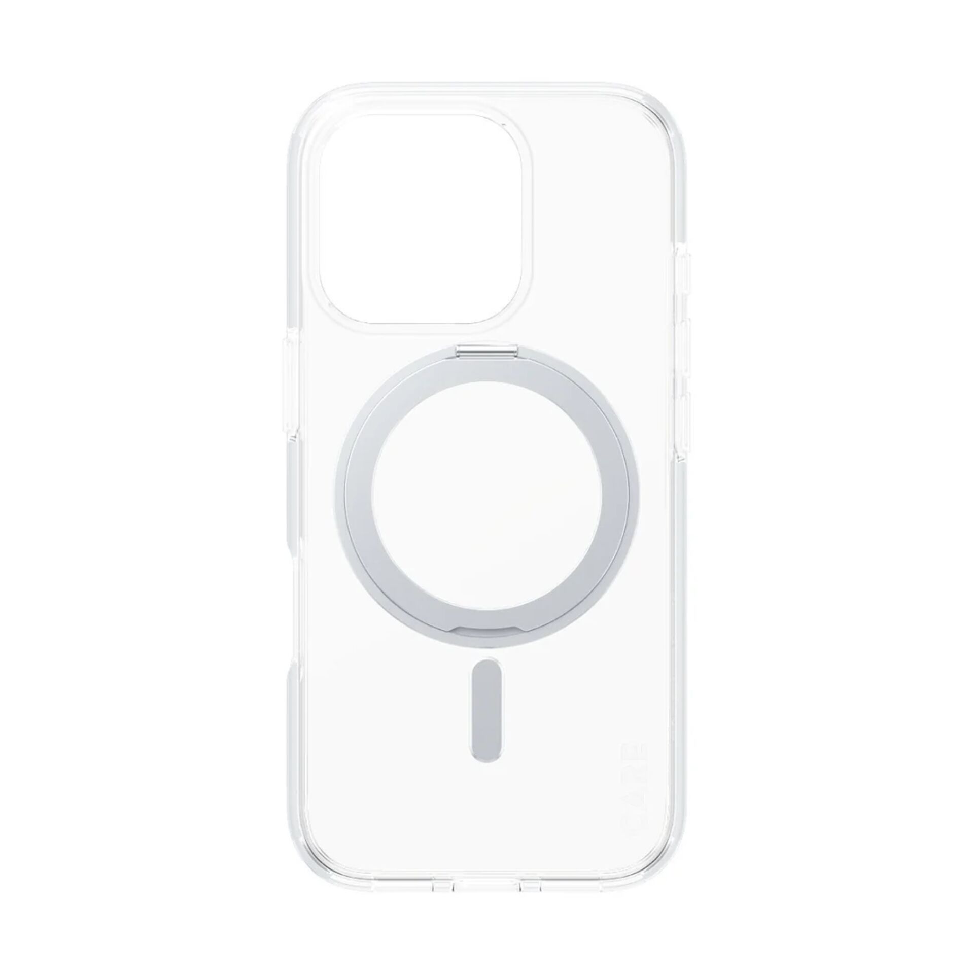 CARE by PanzerGlass Feature Kickstand Case for iPhone 16 Pro Transparent / Silver