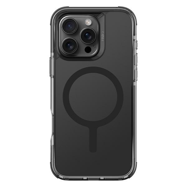 Uniq Combat dėklas iPhone 16 Pro Max telefonui su MagClick, juodas