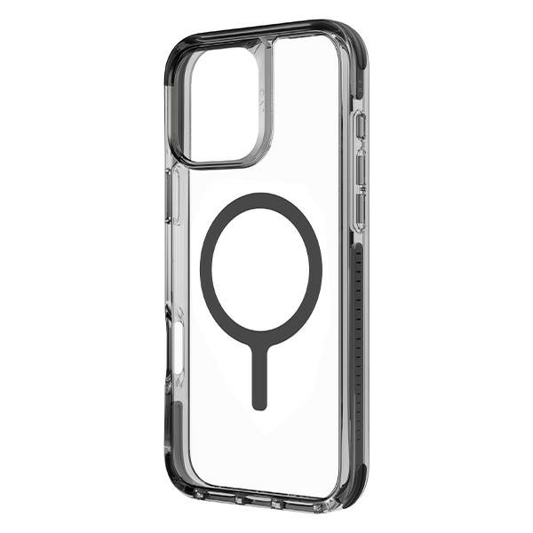 Uniq Combat dėklas iPhone 16 Pro Max telefonui su MagClick, juodas