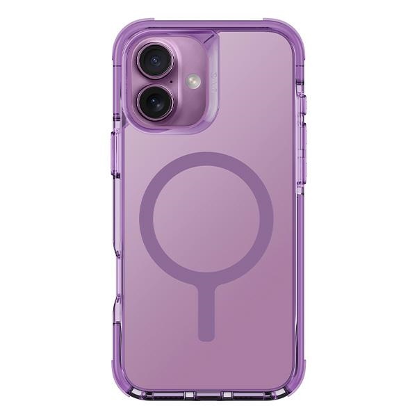 Uniq Combat iPhone 16 6.1" Magclick Charging case pink/gray pink