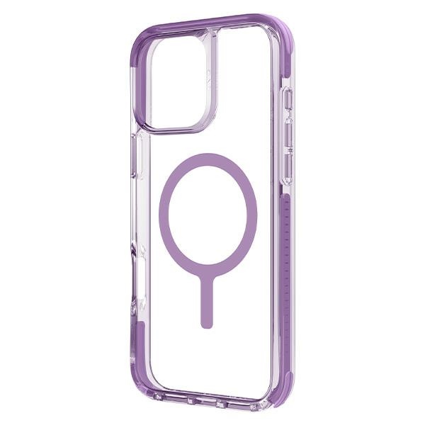 Uniq Combat iPhone 16 6.1" Magclick Charging case pink/gray pink