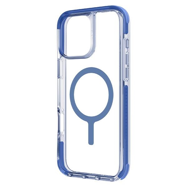 Uniq Combat iPhone 16 6.1" case Magclick Charging blue/pearl blue