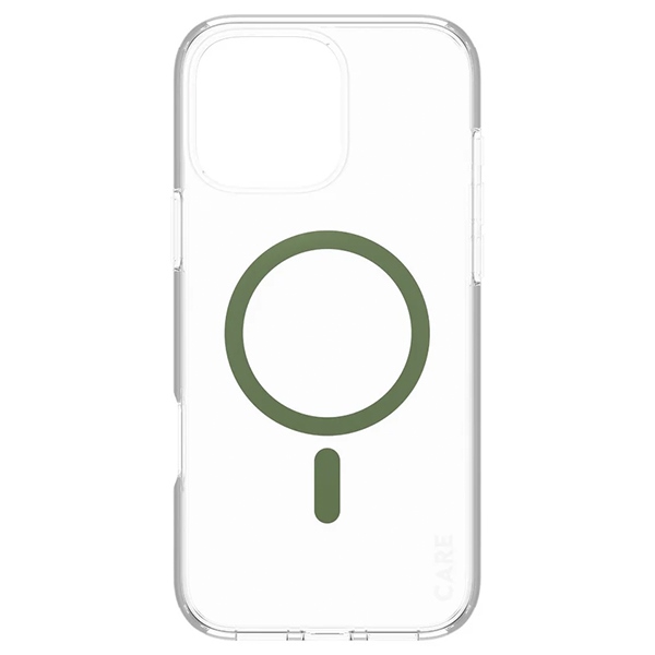 PanzerGlass CARE Flagship MagSafe dėklas, skirtas iPhone 16 Pro Max, žalias