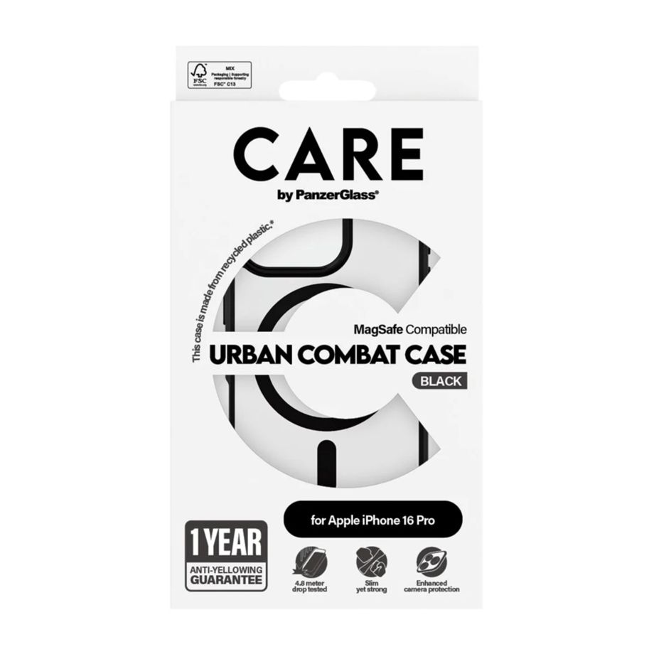 Panzerglass 1358 CARE Flagship Urban dėklas su MagSafe skirtas iPhone 16 Pro