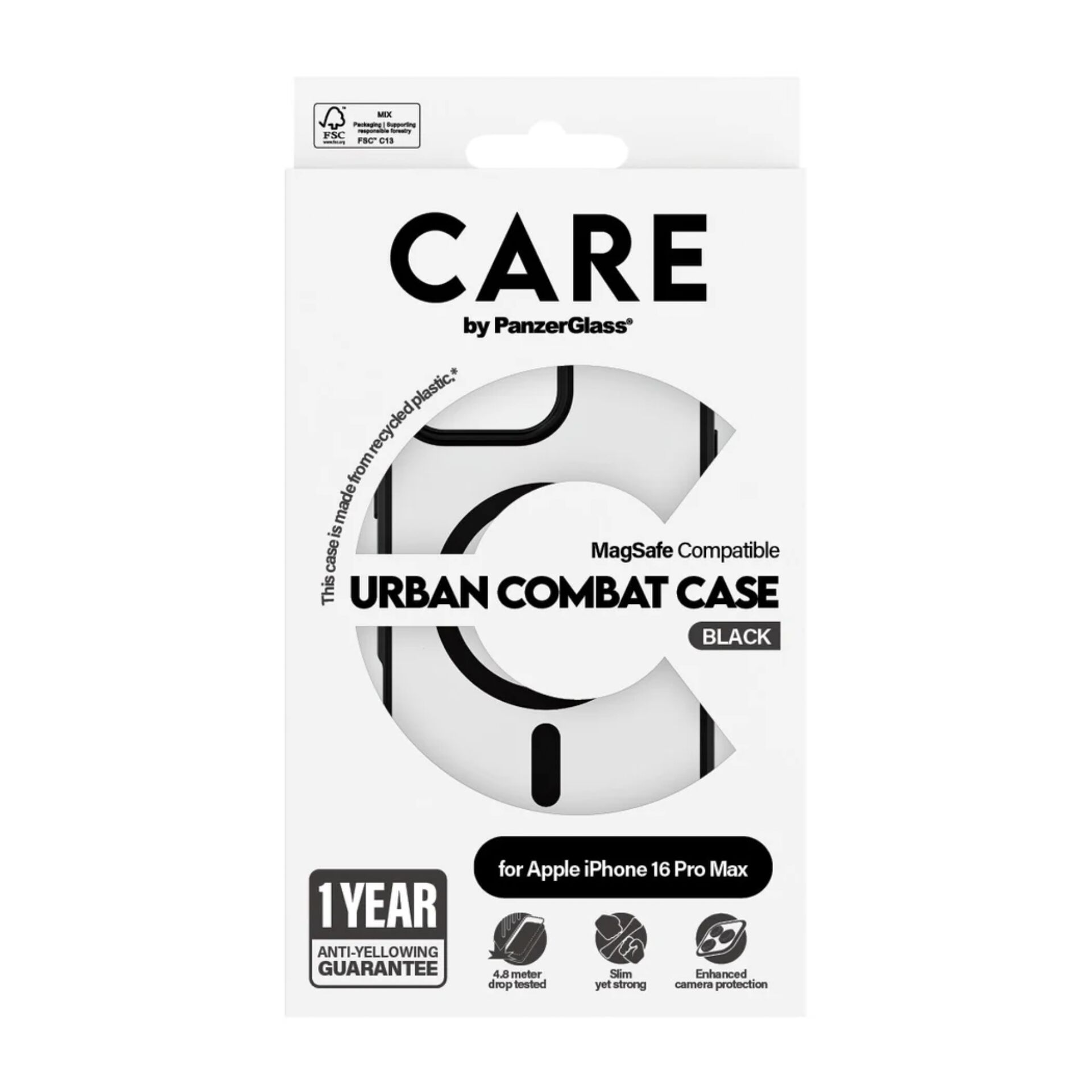 Panzerglass 1360 CARE Urban Combat MagSafe Case for iPhone 16 Pro Max