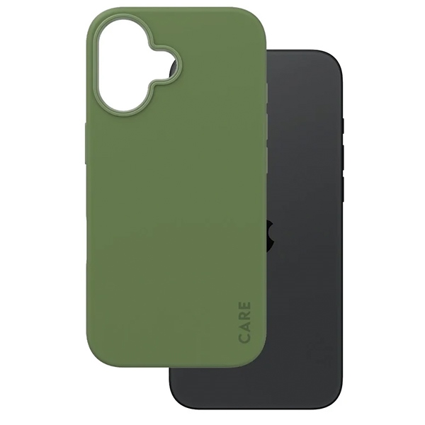 CARE by PanzerGlass iPhone 16 dėklas Fashion Case, žalias (MagSafe)