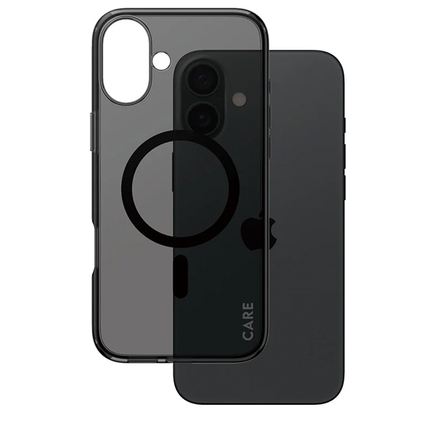 PanzerGlass iPhone 16 Plus Case CARE Flagship MagSafe, Smoke