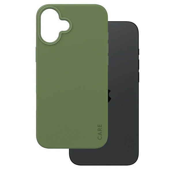 CARE by PanzerGlass iPhone 16 Plus dėklas Fashion Case, žalias (MagSafe)
