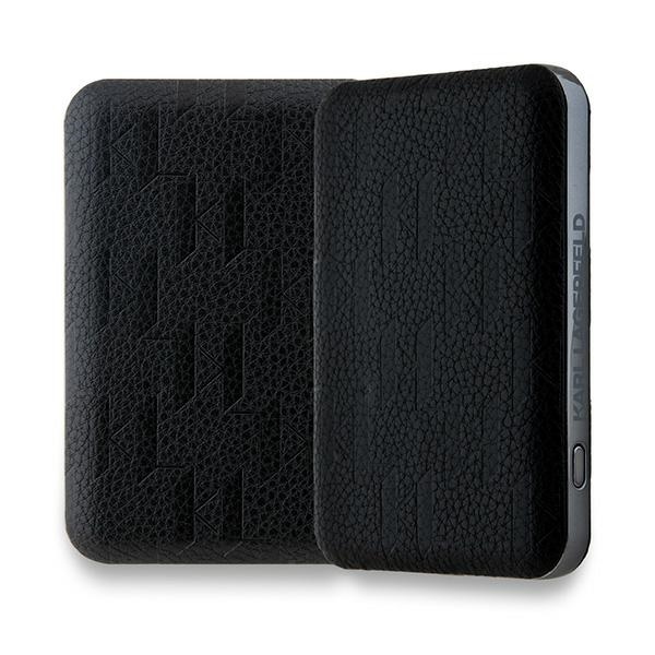 Karl Lagerfeld MagSafe išorinė baterija 5000mAh 15W, juoda