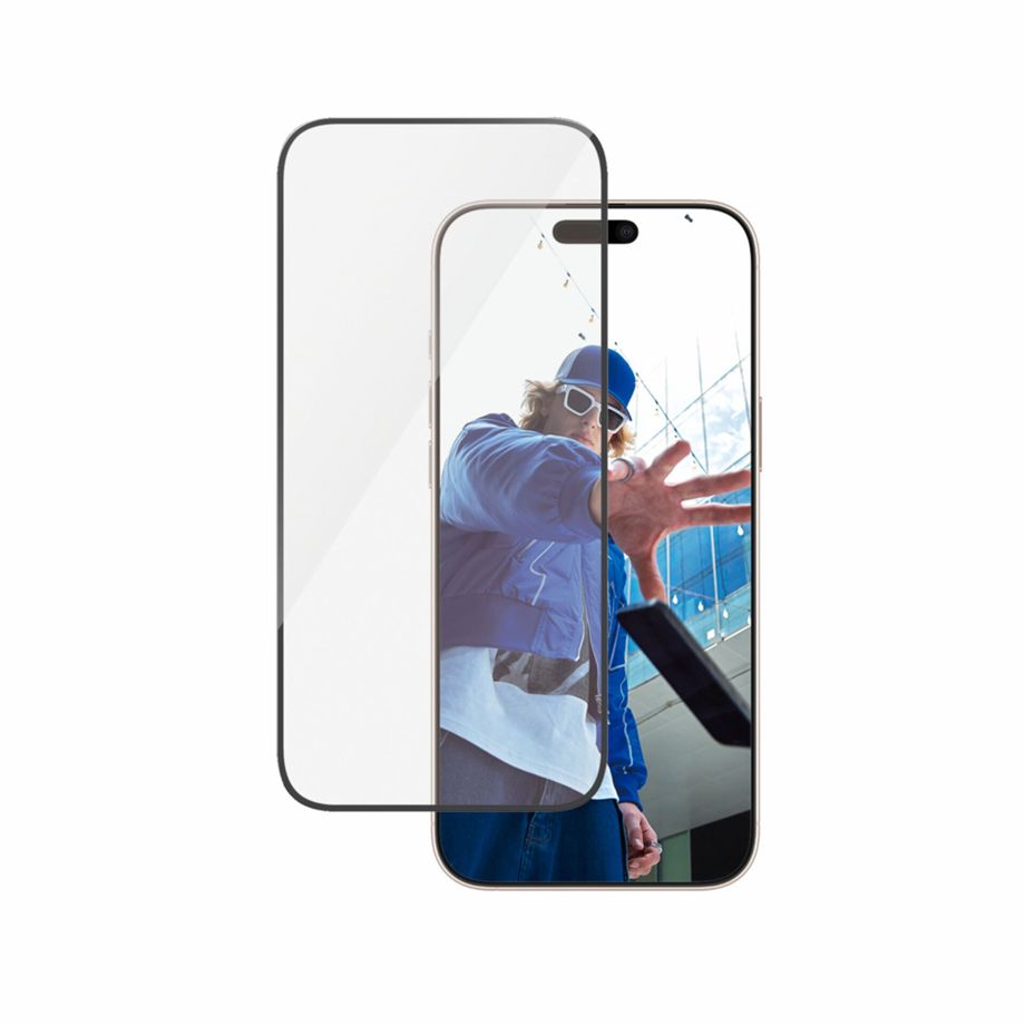 Apsauginis stiklas PanzerGlass Ultra-Wide Fit, skirtas iPhone 16 Pro Max