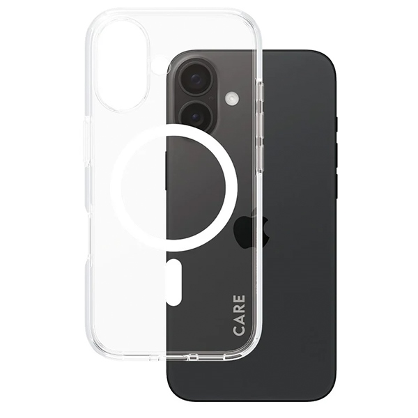 PanzerGlass iPhone 16 Case CARE Flagship Case, White (MagSafe)