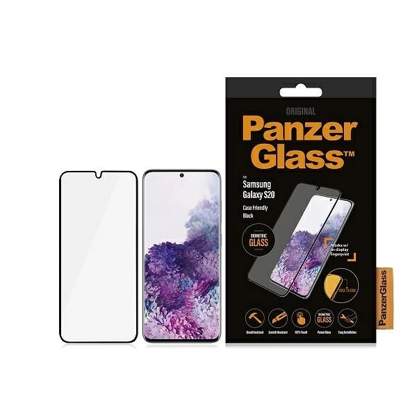 PanzerGlass Biometric Hybrid Tempered Glass for Samsung Galaxy S20