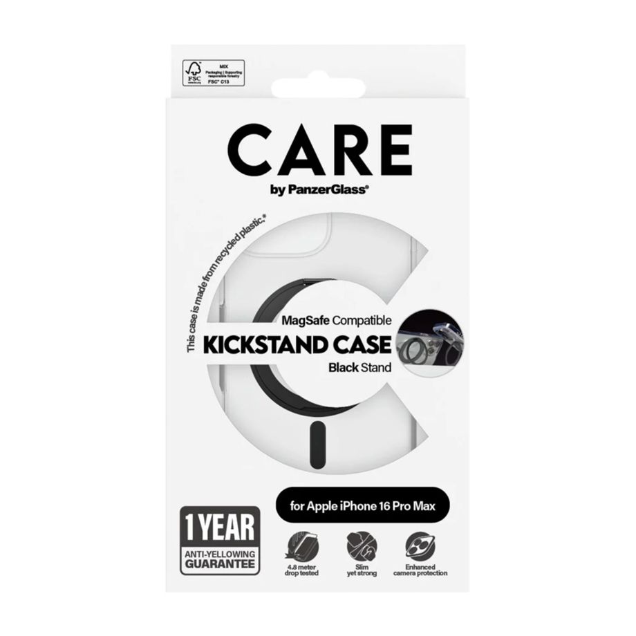 Panzerglass CARE Feature Kickstand dėklas iPhone 16 Pro Max