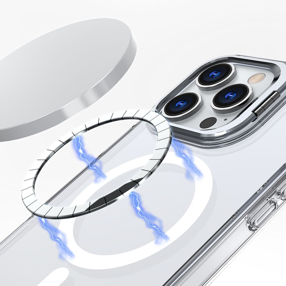 Tech-Protect iPhone 16 Pro Case MagStand MagSafe, Clear