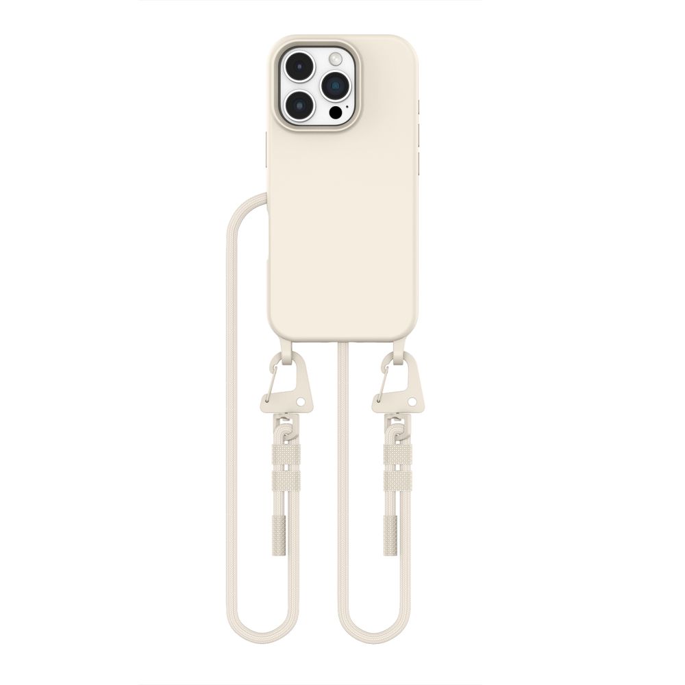 Tech-Protect iPhone 16 Pro Case MagNecklace MagSafe, Beige