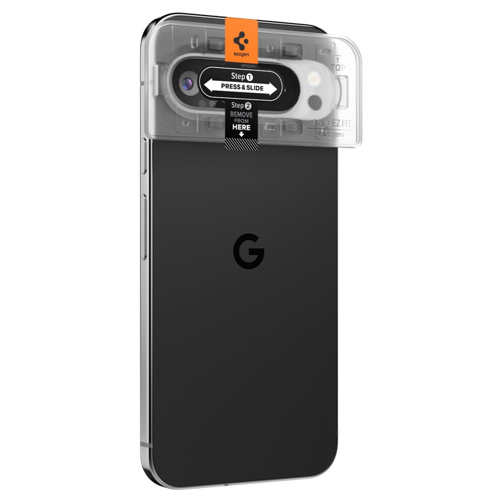 Spigen Optik.tR Ez Fit camera tempered glass for Google Pixel 9 Pro XL (2-pack)