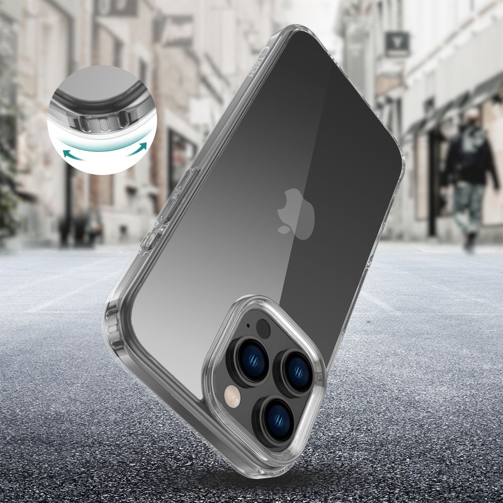 Tech-Protect FlexAir Hybrid Case for iPhone 16 Pro Max, Clear