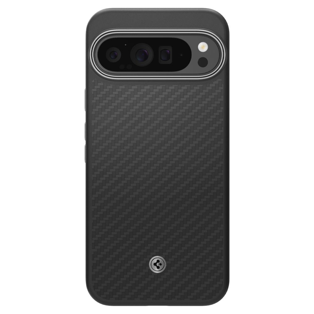 Google Pixel 9 Pro XL dėklas Spigen Enzo Aramid, juodas