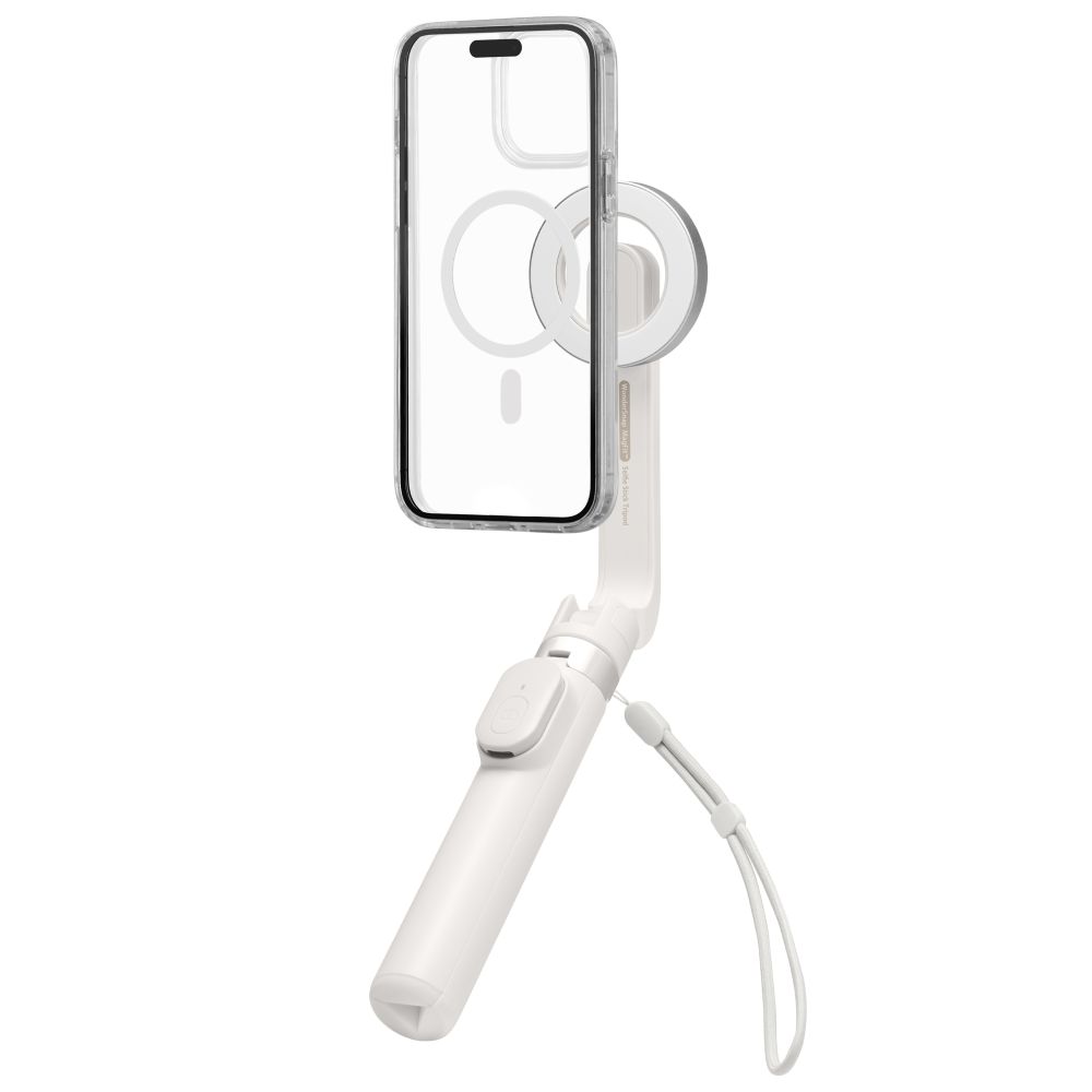 Spigen S571W MagSafe Bluetooth asmenukių lazda-trikojis, smėlio spalvos