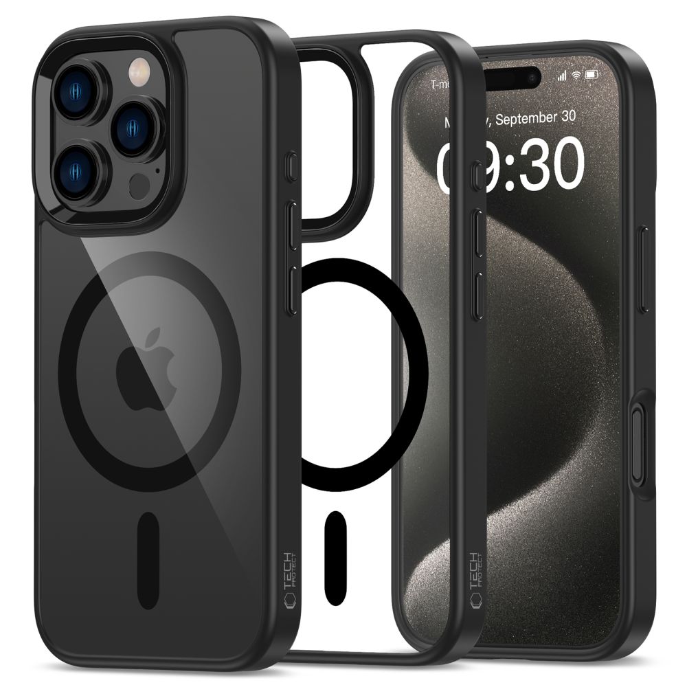Tech-Protect iPhone 16 Pro Case MagMat MagSafe, Clear