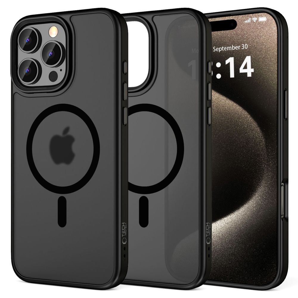 Tech-Protect MagMat MagSafe Case for iPhone 16 Pro Max, Black