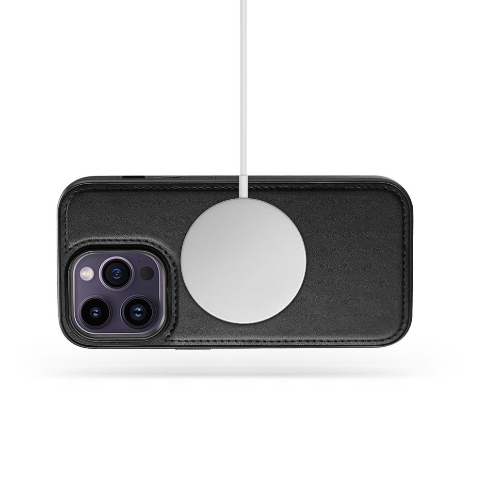 Tech-Protect Wallet MagSafe dėklas telefonui iPhone 16, juodas