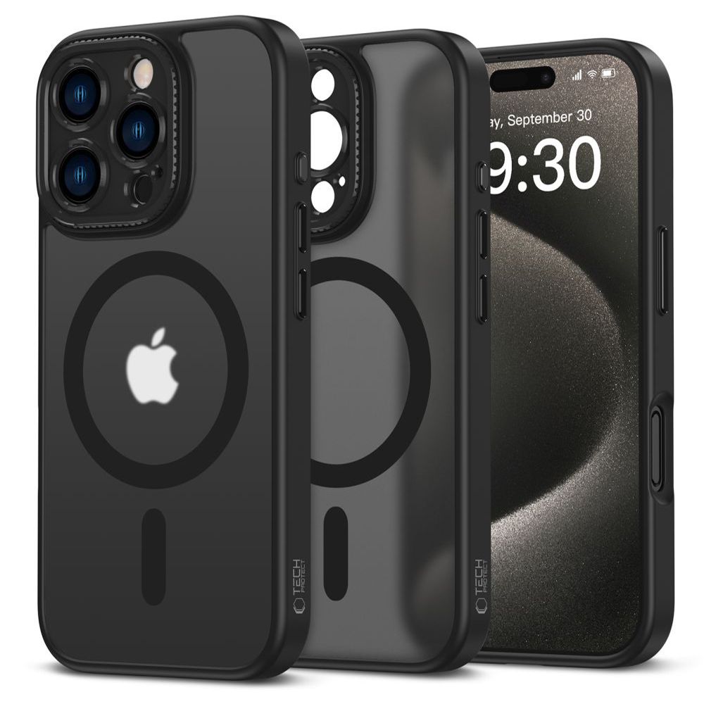 Tech-Protect MagCam MagSafe Case for iPhone 16 Pro Max Semi-Transparent