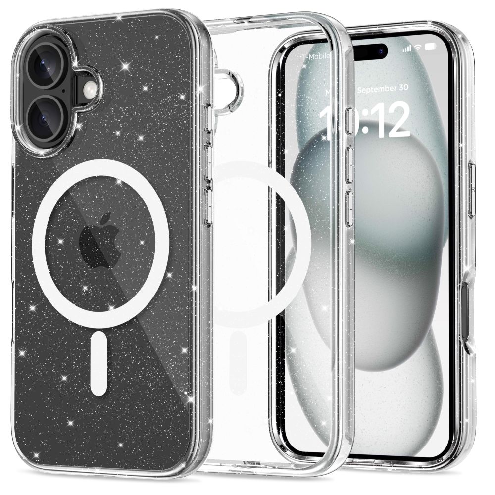 Dėklas Tech-Protect FlexAir Hybrid MagSafe skirtas iPhone 16, skaidrus