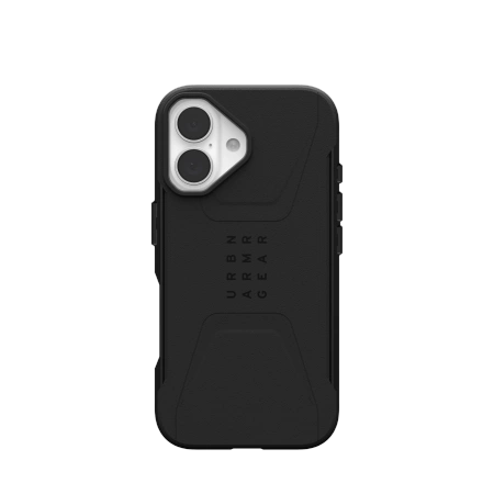 UAG Civilian MagSafe dėklas, skirtas iPhone 16, juodas