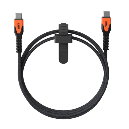 UAG Rugged USB-C į USB-C laidas, 60W, 1.5m, oranžinis