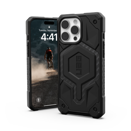 UAG Monarch dėklas, skirtas iPhone 16 Pro Max, juodas