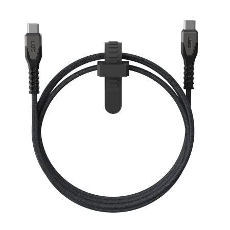 UAG Rugged USB-C į USB-C laidas, 60W, 1.5m, pilkas