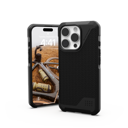 UAG Metropolis LT MagSafe dėklas, skirtas iPhone 16 Pro, juodas