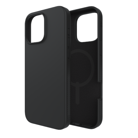 ZAGG Manhattan Snap MagSafe dėklas Apple iPhone 16 Pro Max telefonui, juodas